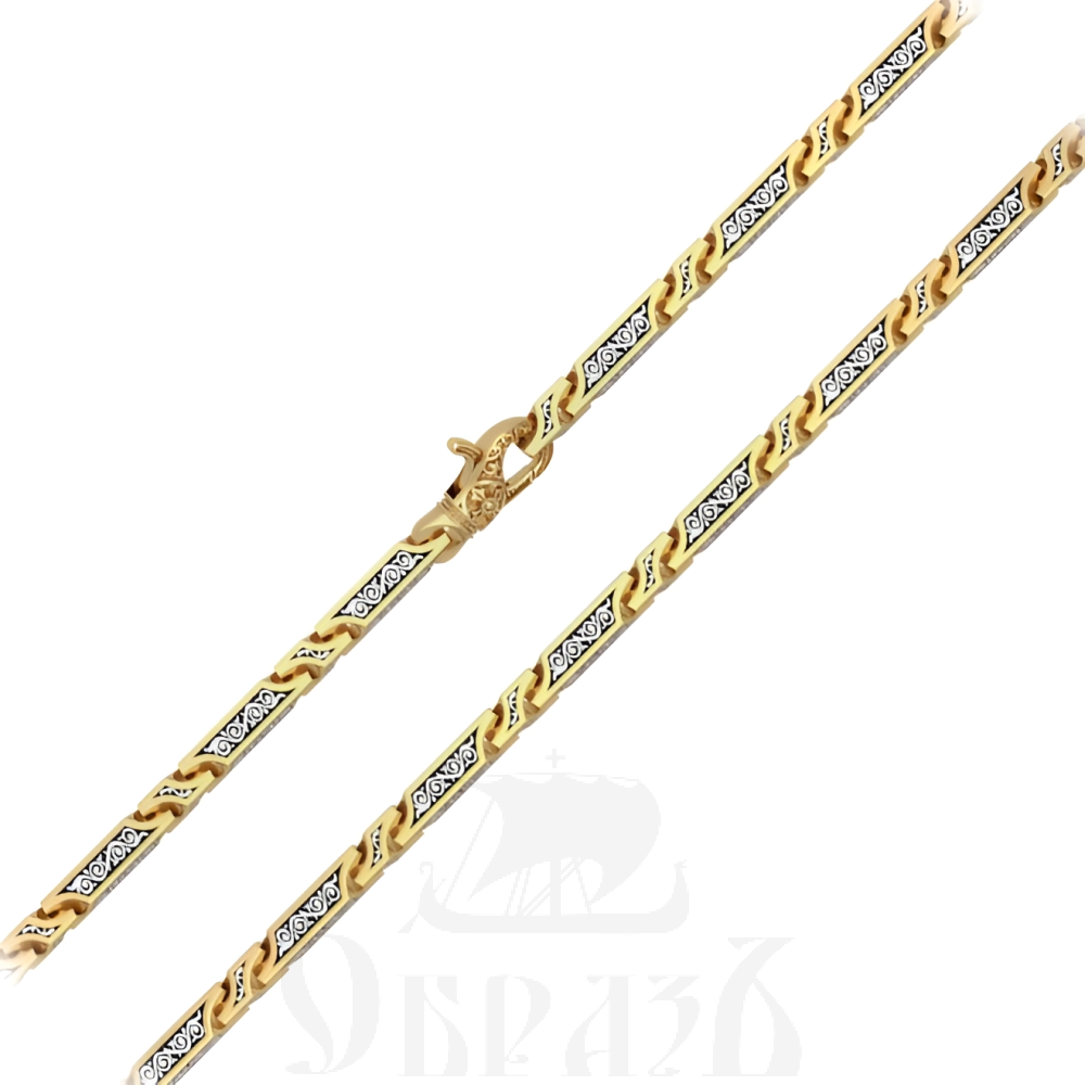 цепь серебро 925 пробы с золочением (арт. 40.951)